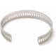 thumbnail image 2 of 1 Brazalete de acero inoxidable 304, brazalete hueco para mujer, pulsera ajustable abierta, joyería de moda, 2 of 3