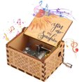 thumbnail image 1 of 1 pieza Caja de música "You are My Sunshine" Mini caja de música Manivela Caja de música de madera grabada Cajas de música de madera Caja musical de sol de madera vintage grabada con láser Caja musical de regalo ER, 1 of 5