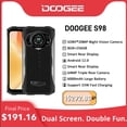 thumbnail image 2 of DOOGEE S98 Teléfono resistente 6.3quot; Pantalla LCD FHD Dial trasero G96 Octa Core 8 + 256GB 64MP Cámara SmartPhone 6000mAh Teléfono Tan Jianjun unisex, 2 of 2