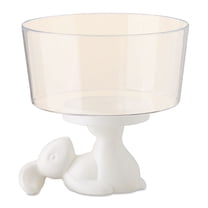 Bunny Truffle Bowl, White, Plastic, 6.6", Easter by Way To Celebrate