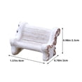 thumbnail image 2 of WHAMVOX 6Pcs Miniature Chair Models Micro Landscape Chair Statue Landscape Models, 2 of 8