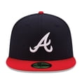 thumbnail image 3 of Gorra New Era Oficial Atlanta Braves MLB 2017 Azul Marino/Rojo, 3 of 5