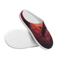 thumbnail image 3 of Lsque Shark Underwater Vortex Pattern Womens Comfort Cotton on Scuff With Memory Foam and Anti-skid Sole Slipper-39/40, 3 of 7