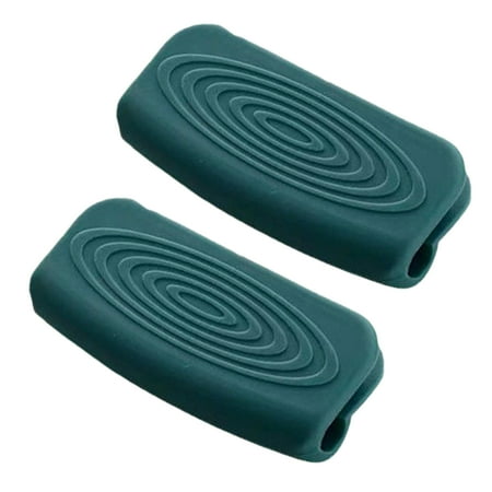 

Mightlink 1 Pair Pot Handle Grips Flexible Non-Slip Heat-Resistant Reusable Buckle Design Anti-scalding Silicone Pot Glove Pan Handle Cover Grips Kitchen Tools for Home