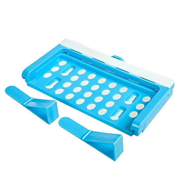 Monstrate Agujeros de estante de almacenamiento Soporte de moda de plástico Gadgets de almacenamiento de basura Organización a prueba de herrumbre Fácil Suministros de limpieza para el hogar