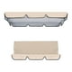 thumbnail image 5 of Columpio de 3 Asientos para Patio Jardín Terraza Duradero, Ligero, Impermeable Funda para Columpio que para Exterior -Beige Macarena Toldo abatible, 5 of 7