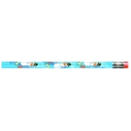 - Holiday Snowman Decorated Award Pencil With Erasers, Pack 12