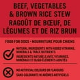 thumbnail image 4 of Pure Balance Beef, Vegetables, & Brown Rice Stew Tender Cuts in Gravy Wet Dog Food, 354 G Can, 4 of 8