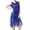 Blue-03, variant on STETMN Women Layered Fringe Deep V Neck Cami Mini Dress Sleeveless Tassels Flapper Dresses