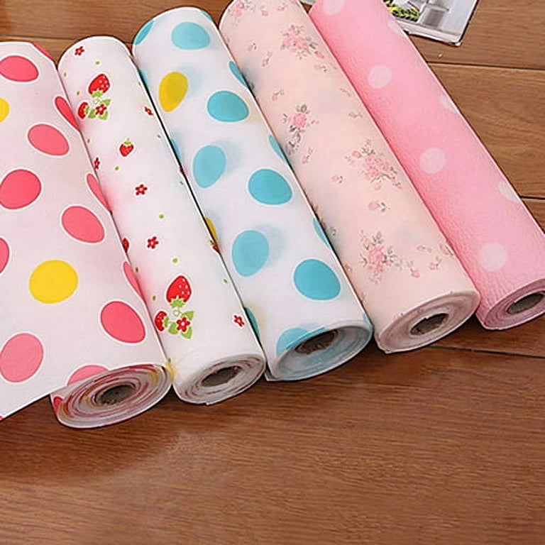 Self Adhesive Colorful Floral Drawer Liner Contact Paper Shelf Liner  Decorative
