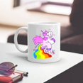 thumbnail image 4 of Taza de café divertida con diseño de unicornio, regalo para mujeres y hombres (11 oz) Feliz Sencillez, 4 of 5