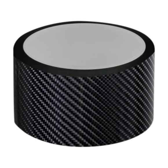 Black Black Car Door Sill Protection Strip Scratch Resistant Sticker Carbon Fiber Pattern Plastic Material 5 Centimeters Width 3 Meters Length