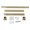 Gold, variant on Kingston Brass VPB3328SQ7H Monarch Console Sink Legs Wall Support, Brushed Brass