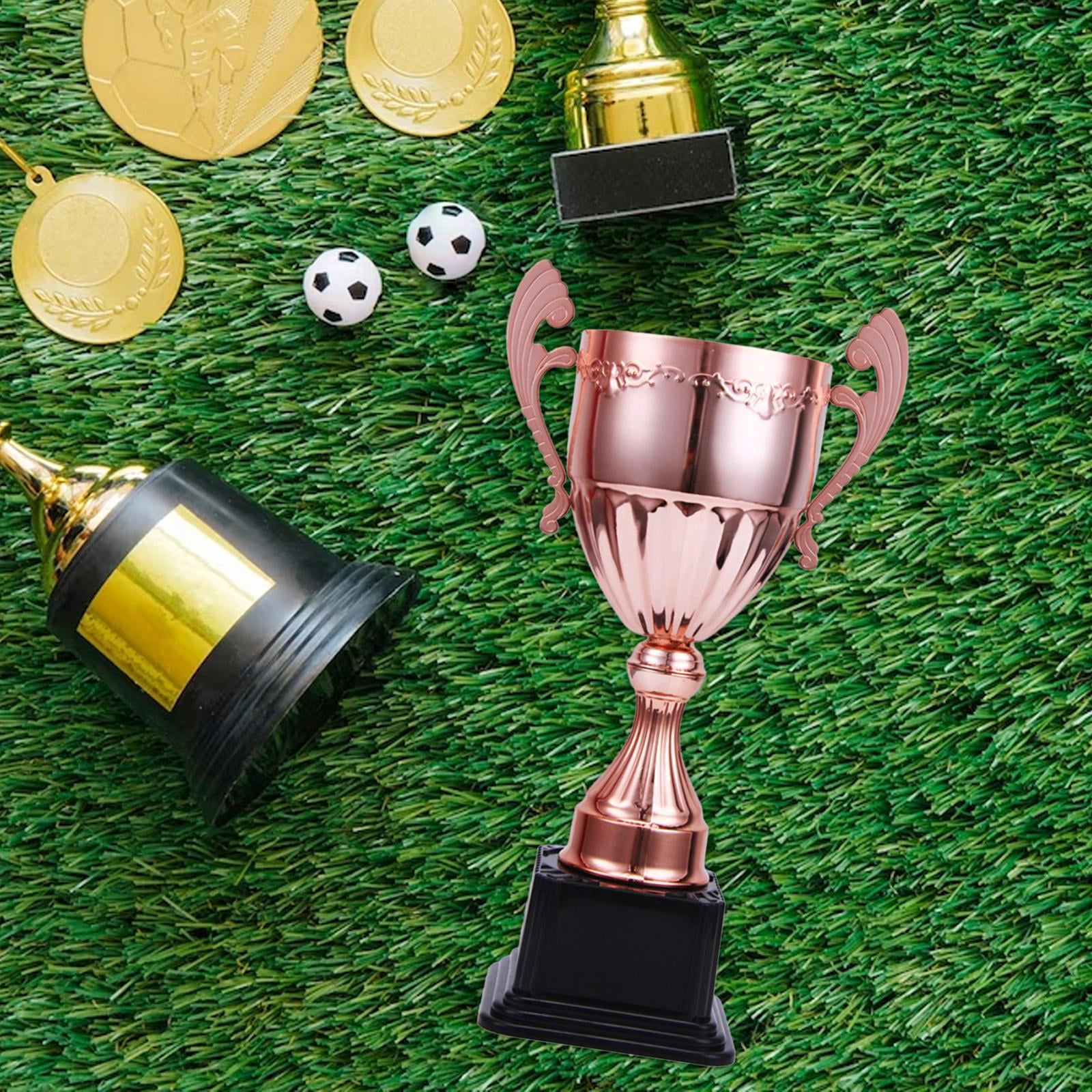 Rushawy Award Trophies Kids Small Trophies Appreciation Gifts Trophy Cup for Tournaments Copper S