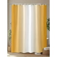 thumbnail image 4 of Fsddascl Orange Ombre Shower Curtain Set - 54" x 78" Washable Bathtub Curtain with 12 Hooks, Orange White Gradient Modern Abstract Art Waterproof Fabric Stall Shower Curtains for Bathroom/Bathtub, 4 of 6