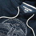thumbnail image 2 of Harry Potter The Order Of The Phoenix Circle Line Art Unisex Adult Slim Fit Pull-Over Heather Hoodie, Navy, Large, 2 of 5