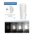 thumbnail image 3 of L LOHAS Luz nocturna LED regulable [paquete de 2], luz nocturna enchufable con sensor de atardecer a amanecer, luz diurna 5000 K de 0 a 80 lm brillo ajustable, mini luz nocturna de pared brillante par, 3 of 5
