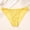 Yellow, variant on Mesh Underwear for Women, Breathable Sheer Panties with Soft Nylon Fabric, Triangle Brief for Intimate Wear and Sleep