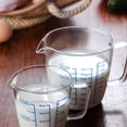 thumbnail image 5 of 1 taza medidora de vidrio resistente al calor de 500 ml, taza de leche para niños con escala, taza medidora para microondas, taza con escala transparente., 5 of 5