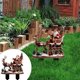 thumbnail image 1 of Gran letrero para exteriores con la frase "Por favor, cierre" y "Mantenga cerrado" Señales para cercas con energía solar Números Letreros grandes de metal para exteriores Decoración navideña: Papá, 1 of 4