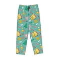 thumbnail image 4 of Naloa Happy Summer Print Women’s Ultra-Soft Comfy Pajama Lounge Pants with Pockets & Drawstring, 4 of 8