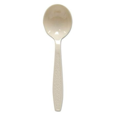 - Dart GD8SS-0019 Guildware Extra Heavyweight Plastic Cutlery, Soup Spoons, Champagne, 1000/carton