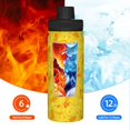 thumbnail image 5 of Lsque nachos cracker Pattern Water Bottle,18oz Sports Insulated Kettle for Cycling Gym Basketball Outdoor, Suitable as a Present, 5 of 7