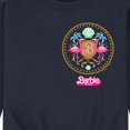thumbnail image 3 of Barbie the Movie - Barbie Crest Full Color -  Men's Crew Neck Fleece Pullover, 3 of 5