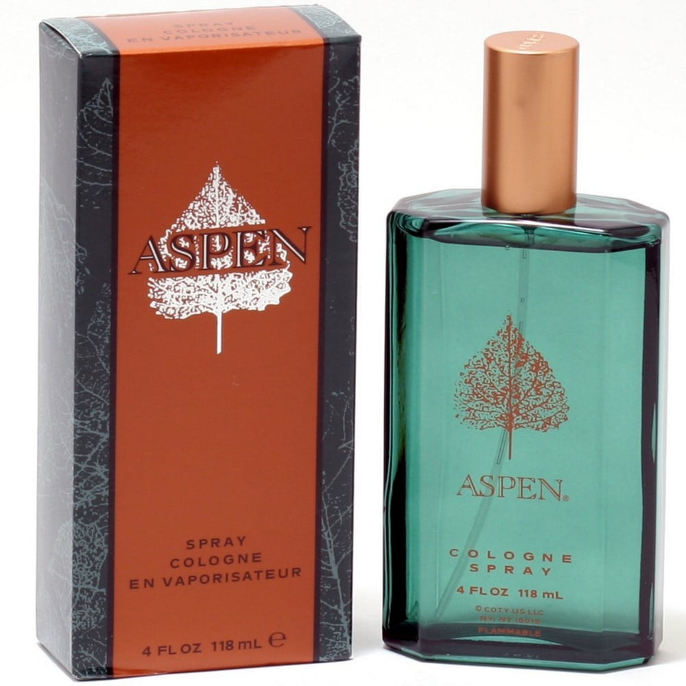 Aspen Cologne Spray for Men 4 oz (Pack of 4)