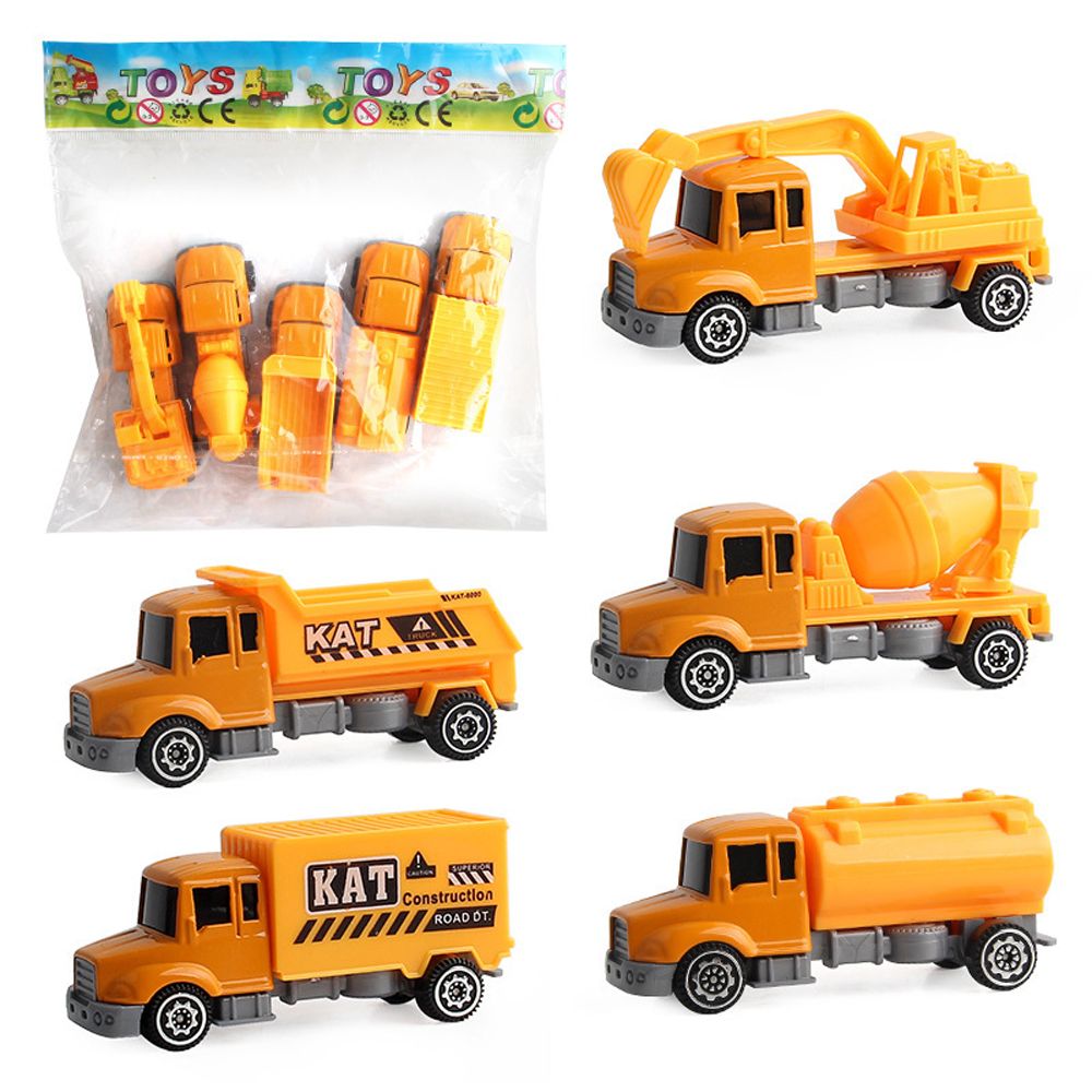 Mini Boys Gifts Accessories Big Truck Vehicle Toy Engineering Toys Vehicles Carrier Fire Fighting Truck Engineering Car Models Alloy Engineering Vehicle Toys Big Construction Trucks Set B - image 4 of 8
