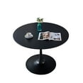 thumbnail image 5 of Furvclv Tulip Table, Mid-century Dining Table, For 4-6 People, With Round Tabletop, Pedestal Dining Table, Modern Leisure Coffee Table for Dinning Room, Bedroom, Kitchen, 5 of 9