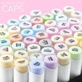 thumbnail image 4 of Rotuladores pastel Ohuhu con punta de pincel, 48 colores, batidora y estuche, 4 of 8