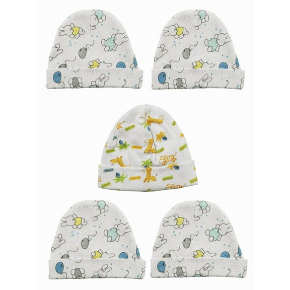 Bambini Beanie Baby Caps (Pack of 5)