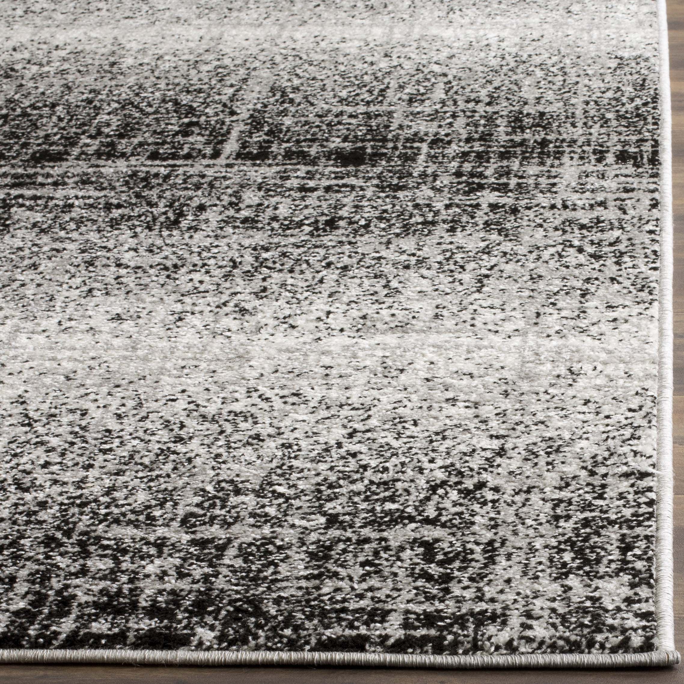Safavieh Adirondack Kiersten Abstract Area Rug, Silver/Black, 5'1" x 7'6"