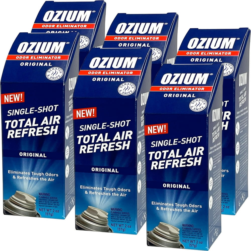 Ozium SingleShot Total Air Refresh 2oz Car Fogger Odor Eliminator