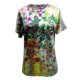 thumbnail image 3 of Pntutb Verano Mujer Casual Manga Corta Impreso O-Cuello Blusa Camiseta Señoras tops Pntutb Pntutb-9263, 3 of 4