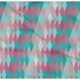 thumbnail image 4 of oneOone Cotton Poplin Twill Medium Pink Fabric Argyle Check Fabric For Sewing Printed Craft Fabric By The Yard 56 Inch Wide, 4 of 4