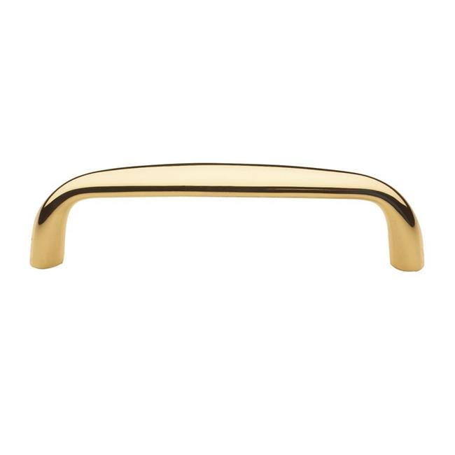 Baldwin 4480030 4 in. Center to Center Oval Pull, Polished