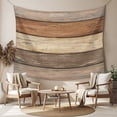 thumbnail image 2 of Farmhouse Beige Brown Large Tapestry for Bedroom Wall Hanging Tapestry, Vintage Wooden Striped Ceiling Backdrop Tapestries Poster Blanket Wall Decor for Teens Room Living Room Dorm 86" x 104", 2 of 8