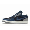 thumbnail image 2 of Jordan Men's 1 Low SE Craft Obsidian French Blue Ashen Slate White Shoes, from StockX, 2 of 5