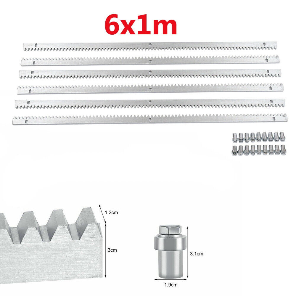 DENEST 6*1m Automatic Sliding Toothed Rack Gear Rack Rail Track for