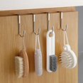 thumbnail image 5 of 2PCS Over Door Hook S Shaped Heavy Duty for Hanging - Stainless Steel Double Hook Loads up to 50lbs, Free Punching Storage Hangerfor Kitchen, Bathroom, Bedroom and Office, 5 of 7