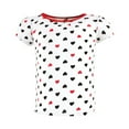 thumbnail image 4 of Hudson Baby Infant Girl Short Sleeve T-Shirts, Girl Daddy Red Black, 18-24 Months, 4 of 5