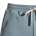 thumbnail image 6 of Yaoyar Men's Summer Striped Short Shorts Solid Color Active Lightweight 2 Inch Inseam Casual Sport Bottoms, 6 of 6