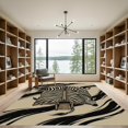 thumbnail image 2 of ODIKA 5' x 7' Machine Washable Non-Slip Area Rug, graphic print High Traffic Rug, Beige, 1312459, 2 of 7