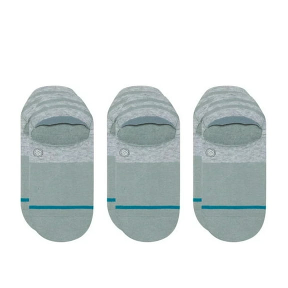 Stance Gamut 2 No Show 3-Pack SocksGrey HeatherS