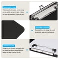 thumbnail image 3 of Uxcell 8.86 x 12.4 Inch Clipboard Landscape, 4 Pack A4 PP Plastic Office Clipboards Low Profile Clip, Black, 3 of 6