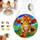 thumbnail image 2 of Rompecabezas acrílico para ventanas | Decoración con temática de vidrieras | Manualidades para el hogar | Adorno colgante para sala de estar, dormitorio o porche, 2 of 9
