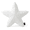 Off White, variant on Phantoscope Starfish Velvet Throw Pillow 20.5", Ocean Series, Off White
