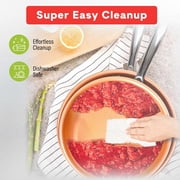 Gotham Steel 10 + 11 Inch Ceramic Non Stick Frying Pans Nonstick Skillet, Stainless Steel Pans for Cooking Non Toxic, Nonstick Frying Pan Skillets, Copper Fry Pans, Oven and Dishwasher Safe